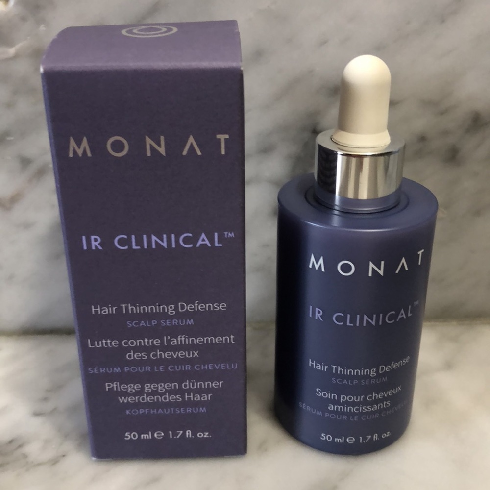 NEW in Box MONAT IR Clinical Hair Thinning Defense Scalp Serum